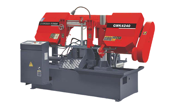 西流河镇GWK4240数控双柱卧式带锯床