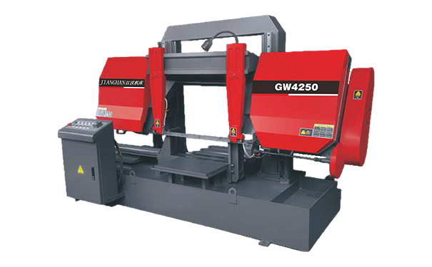 西流河镇GW4250双柱龙门卧式带锯床