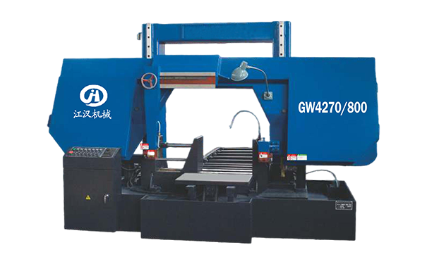 西流河镇GW4270/800双柱龙门卧式带锯床
